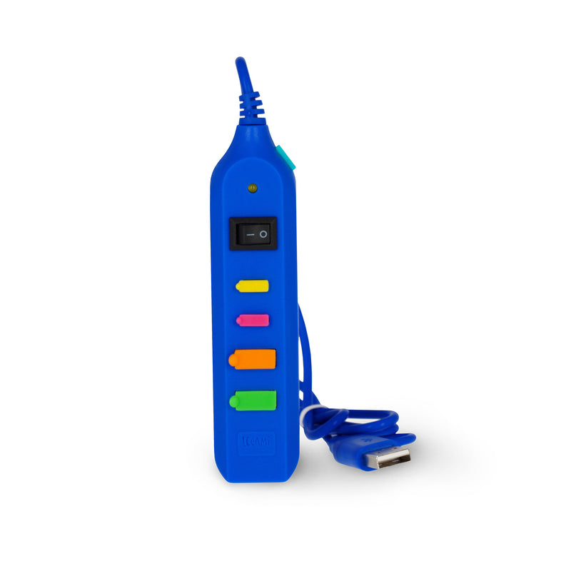 Hub USB De 5 Portas - Azul