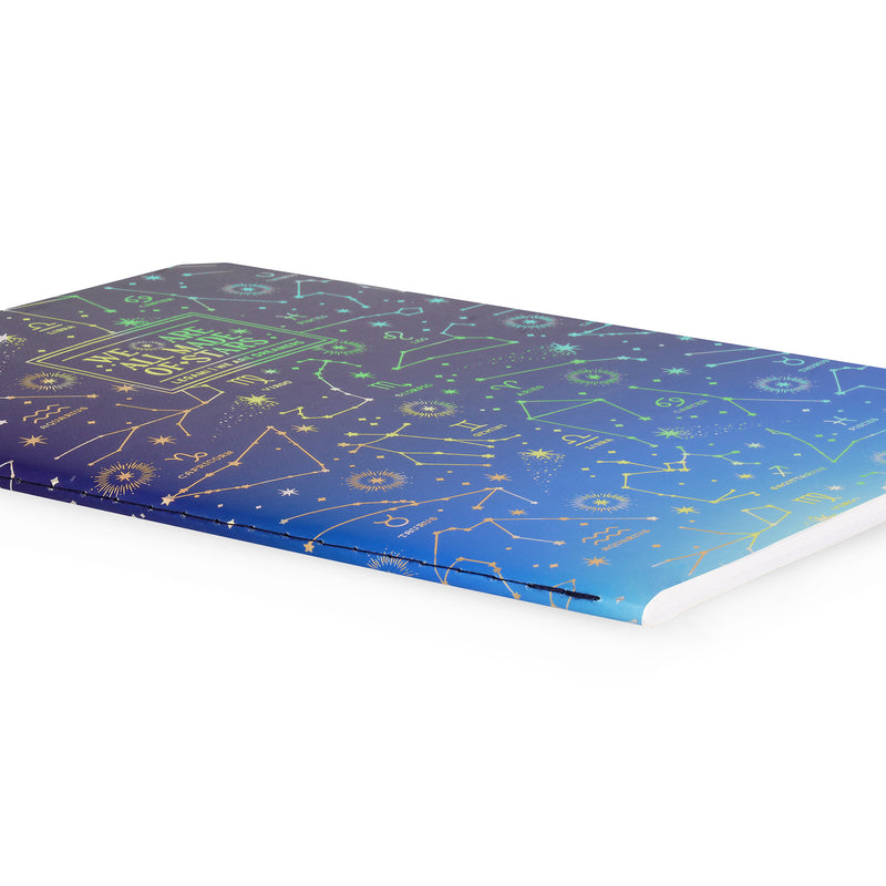 Caderno Com Linha Médio - Estrelas