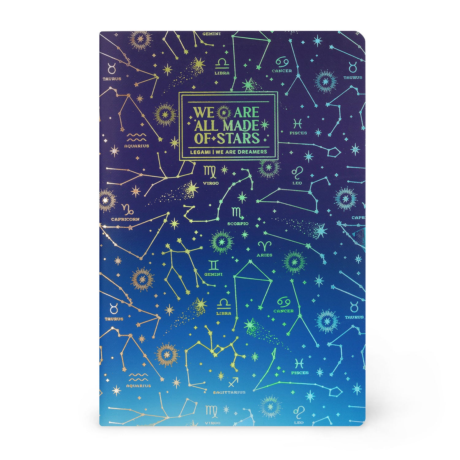 Caderno Com Linha Médio - Estrelas