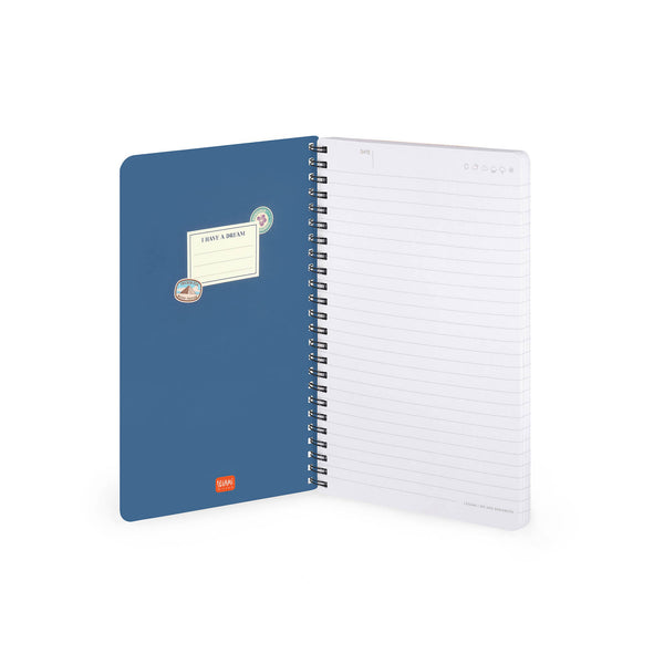 Caderno Espiral - Adesivos De Viagem