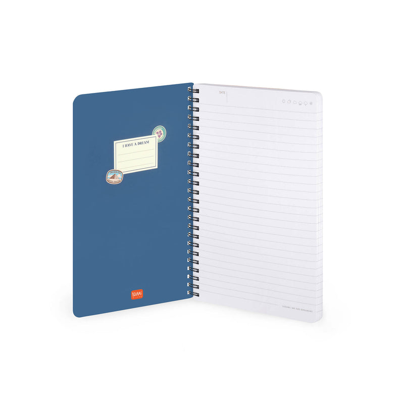 Caderno Espiral - Adesivos De Viagem