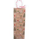 Saco Natal Garrafa Christmas Trees Note!