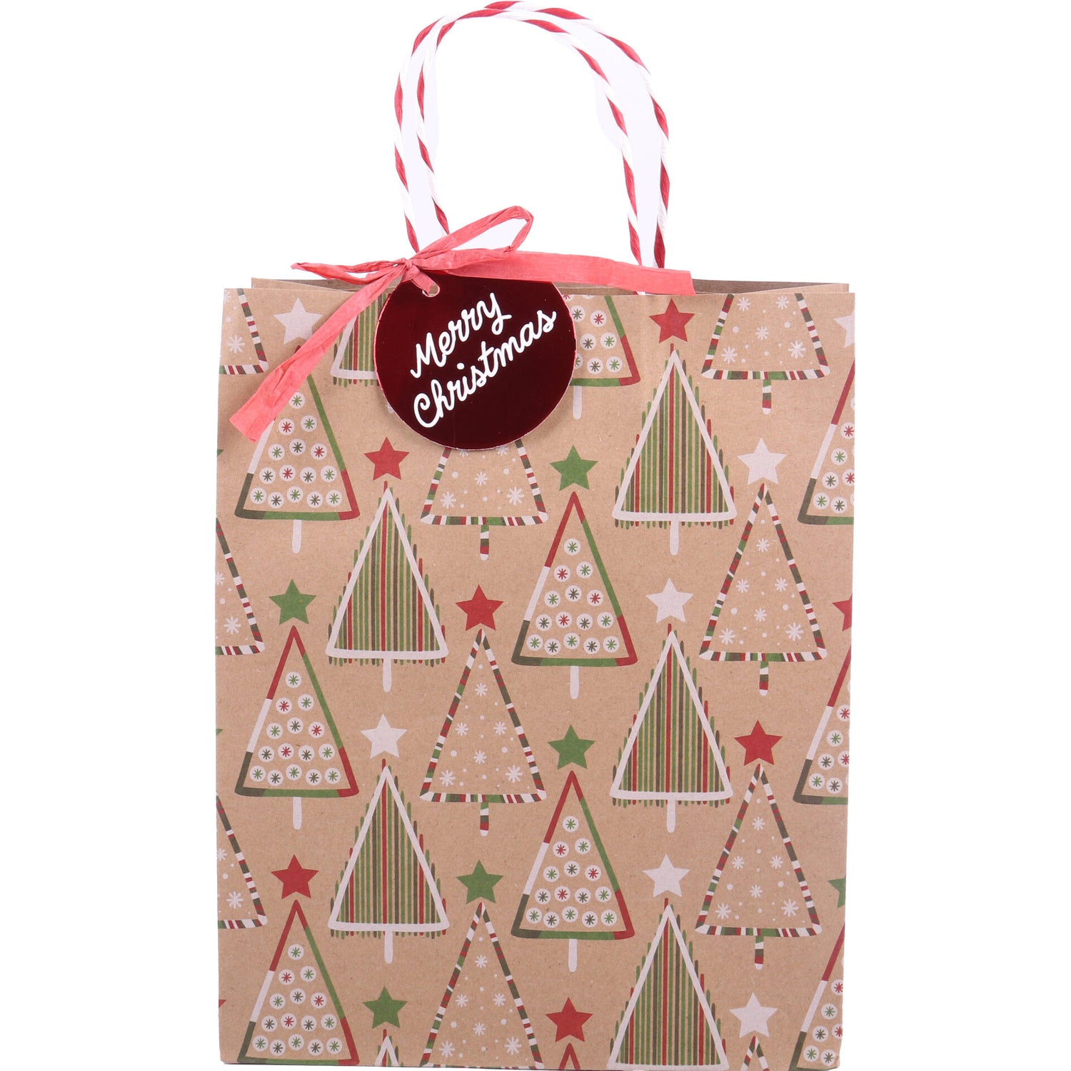 Saco para Presentes Christmas Trees 45x37x15cm Note!