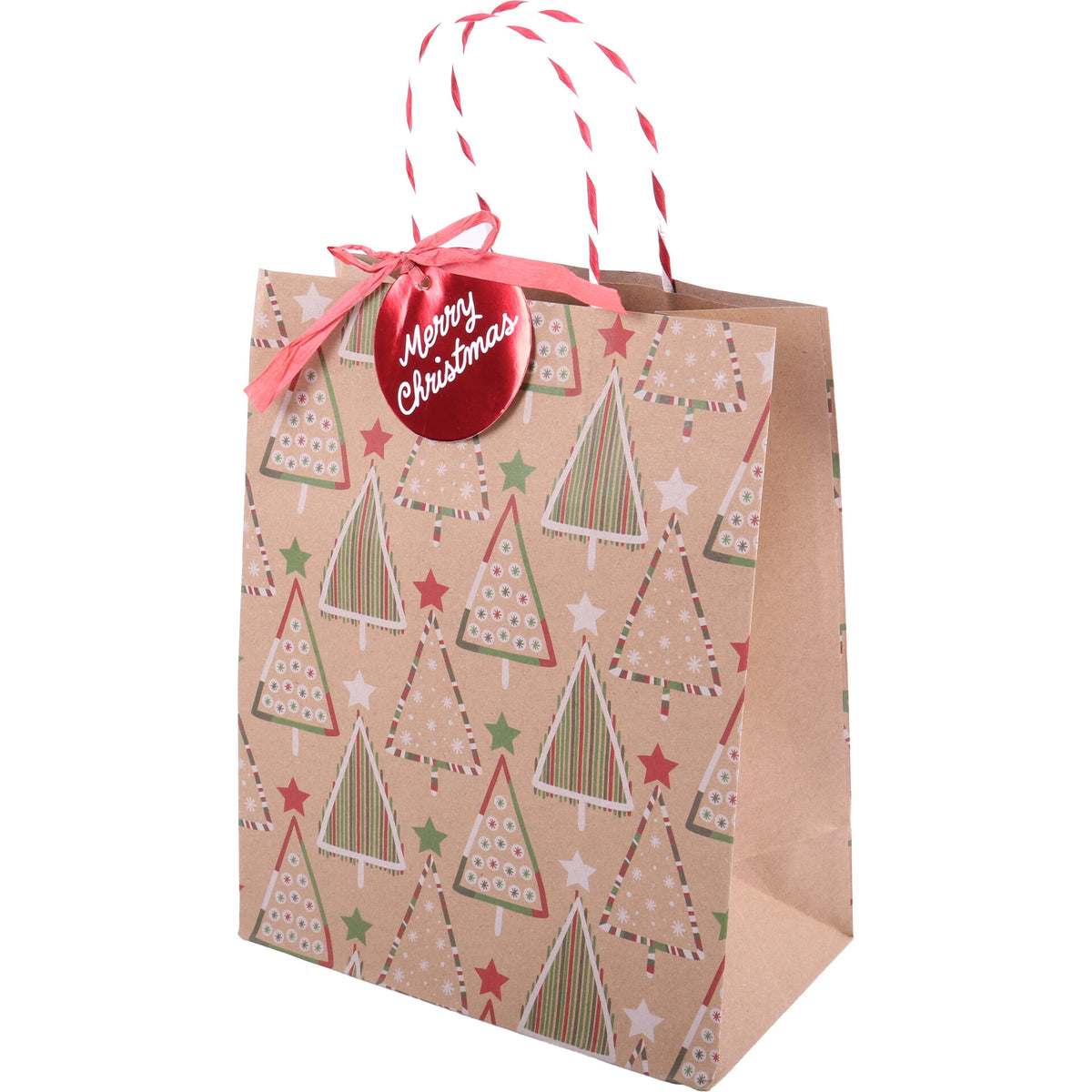 Saco para Presentes Christmas Trees 27x22x12cm Note!