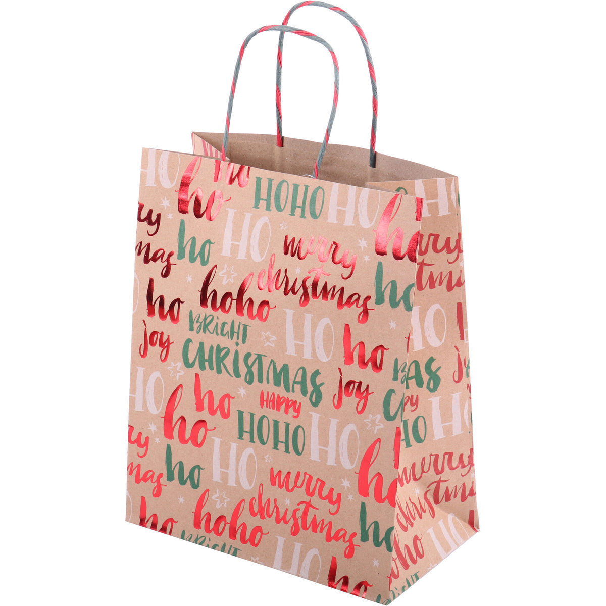Saco para Presentes Merry Christmas 27x22x12cm Note!