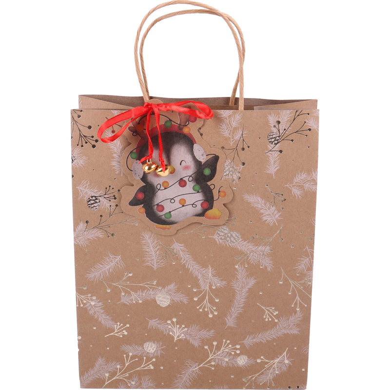 Saco Natal Garrafa Golden Xmas Note!