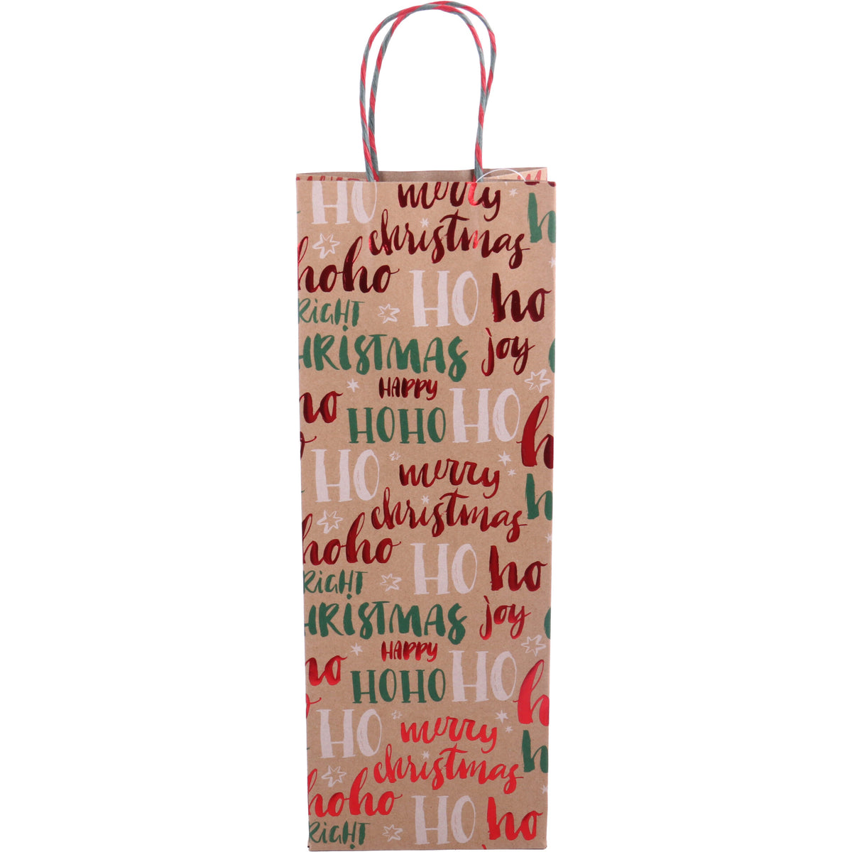 Saco para Presentes Garrafa Merry Christmas Note!