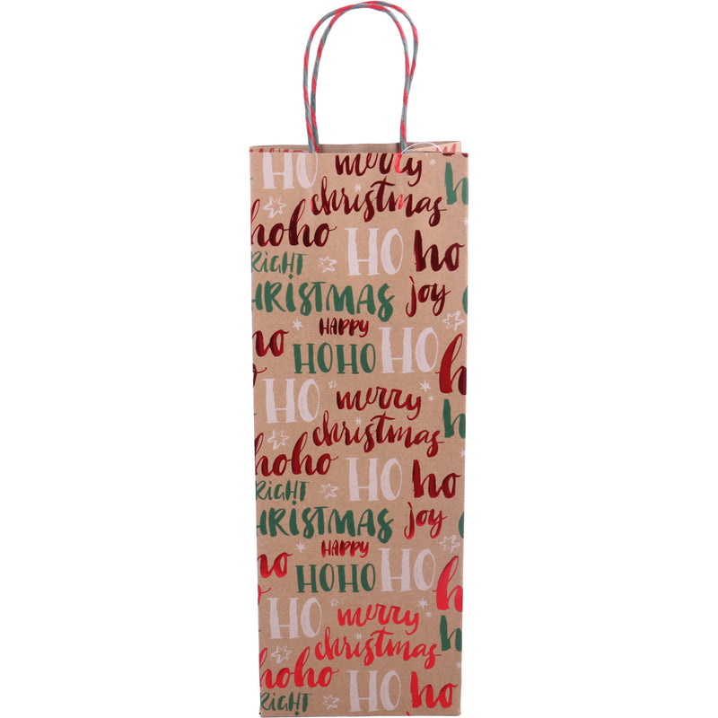 Saco Natal Garrafa Mchristmas Note!