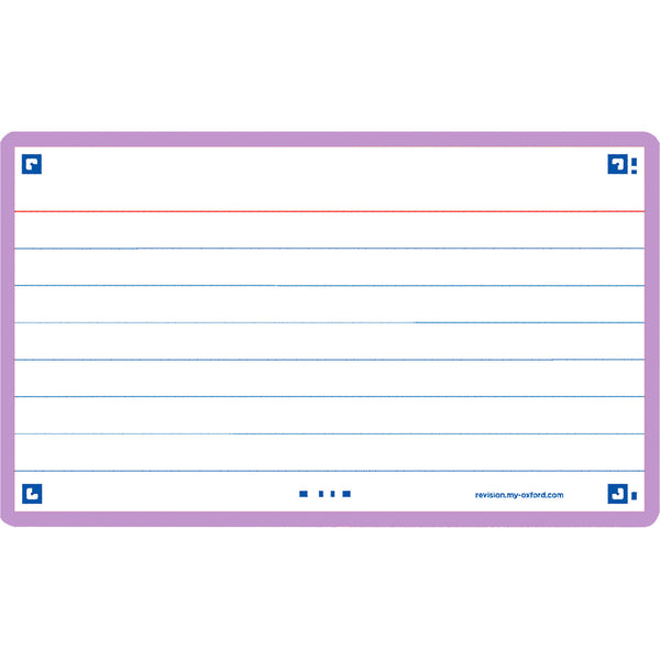 Flashcards 2.0 A7 30 Folhas Lilás Oxford