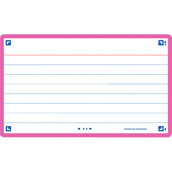 Flashcards 2.0 A7 30 Folhas Fucsi Oxford