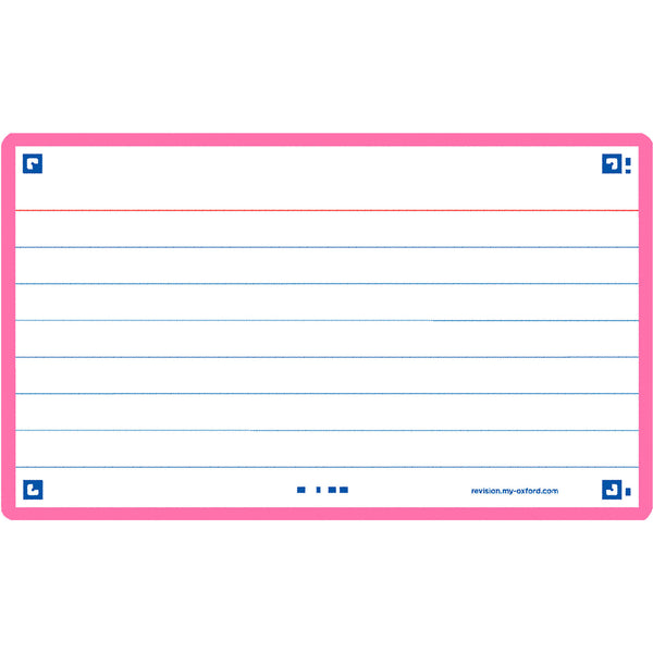 Flashcards 2.0 A7 30 Folhas Rosa Oxford