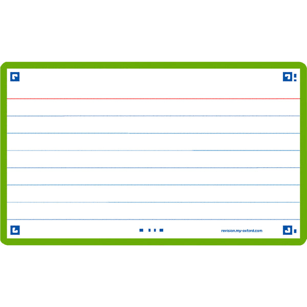 Flashcards 2.0 A7 30 Folhas Verde Oxford