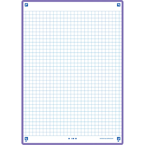 Flashcards 2.0 A5  30 Folhas Quadriculado Roxo Oxford