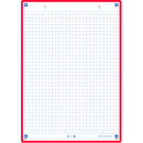 Flashcards 2.0 A5  30 Folhas Quadriculado Vermelho Oxford