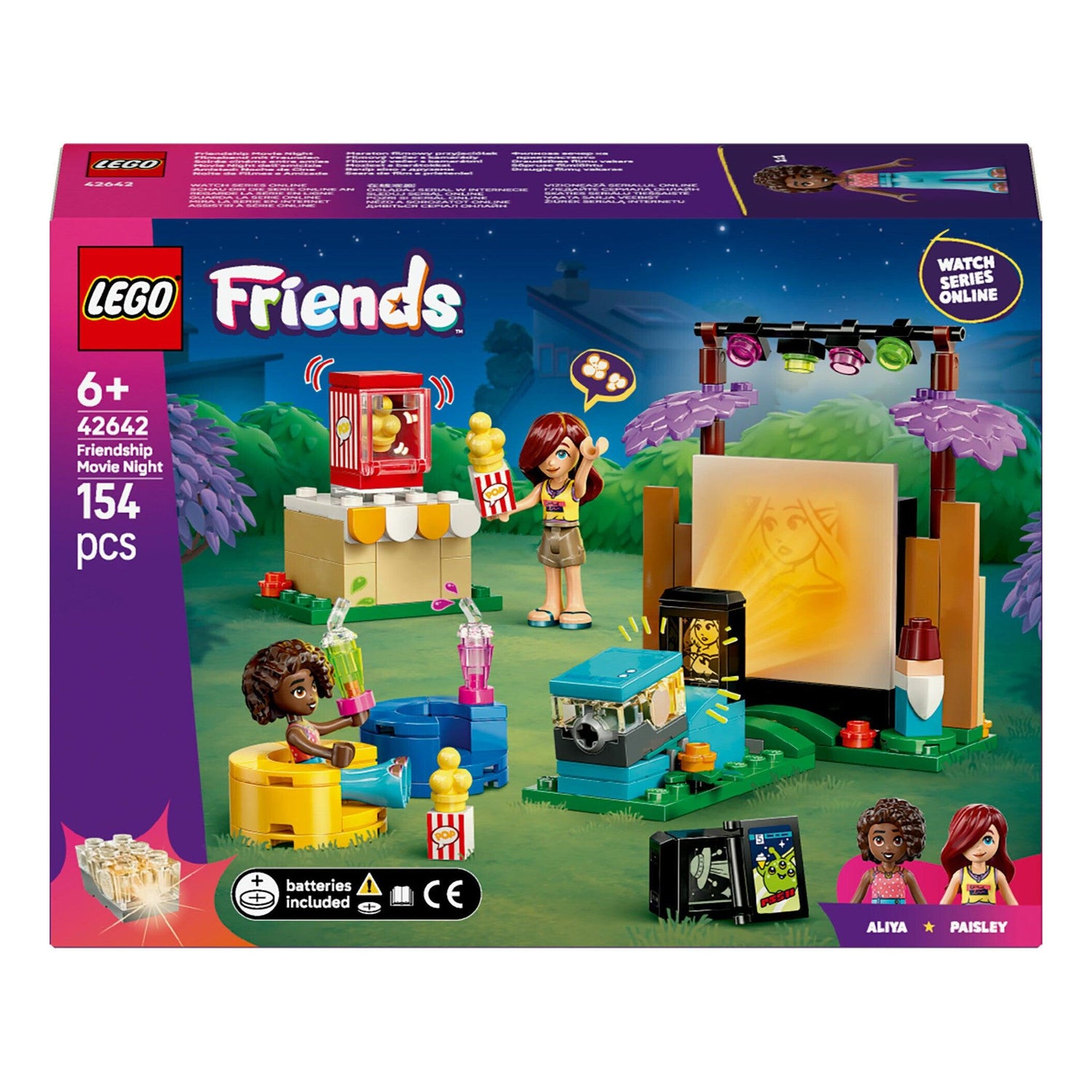 LEGO Friends - Noite de Filmes e Amizade - 42642