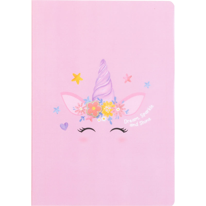 Caderno Agrafado A4 Pautado 40 Folhas 60G Cartao - Unicorn
