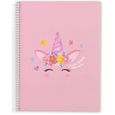 Caderno Espiral A4 Capa Dura Pautado 100 Folhas Unicorn Note!