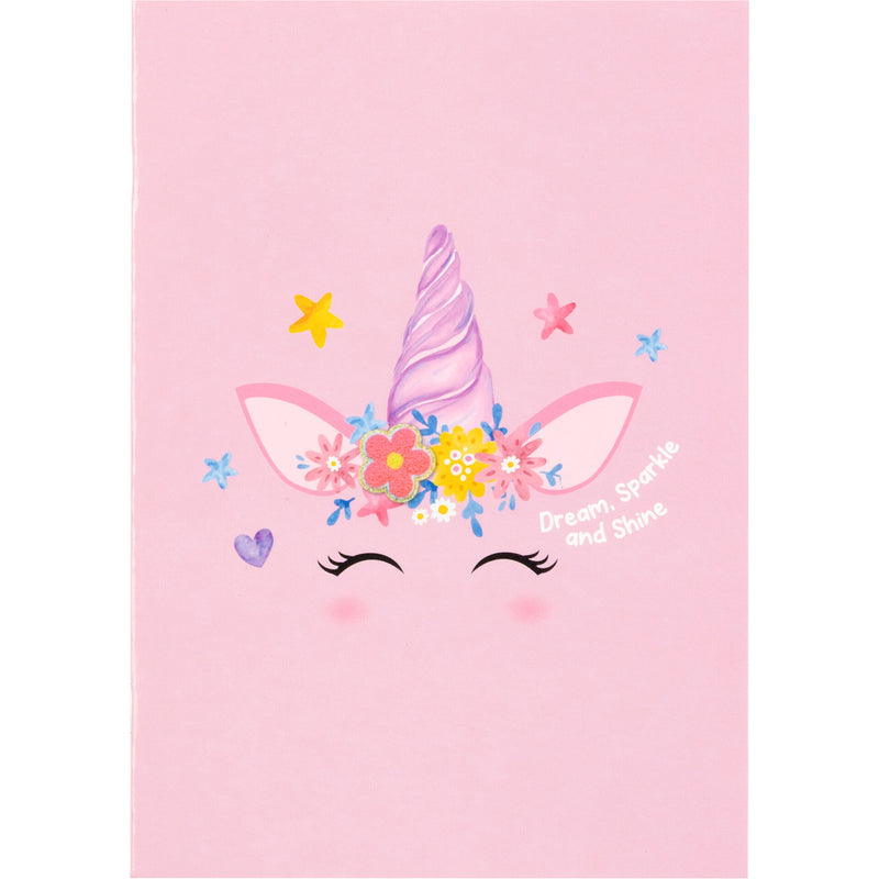 Caderno Agrafado A5 Pautado 40 Folhas 60G Unicorn