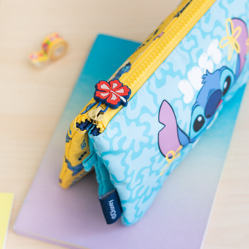 Estojo Triplo Stitch Tropical
