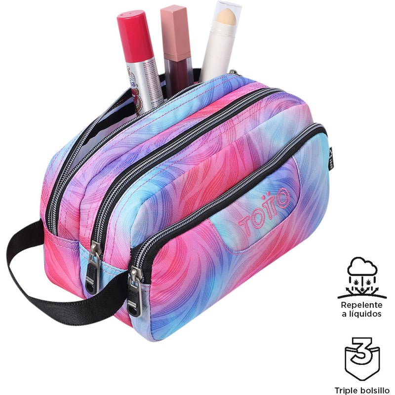 Estojo Triplo Tie Dye Totto