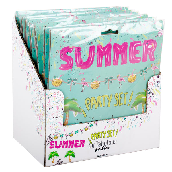Conjunto Decoração Festa - Aloha Summer