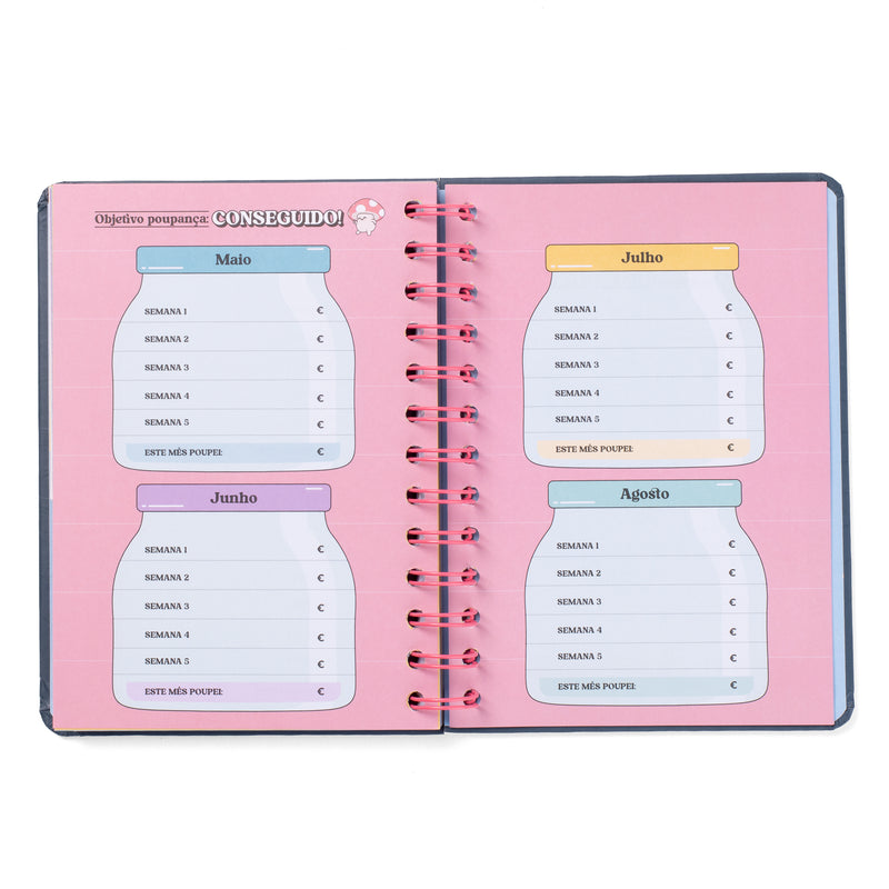 Agenda Wonder 25-26 Semanal Pequena - Boas Vibrações