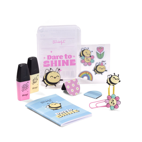 Kit Decoração Diário - Dare To Shine