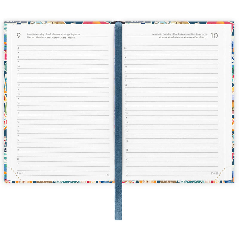 Agenda 16 Meses 25-26 Pequeno - Viagem