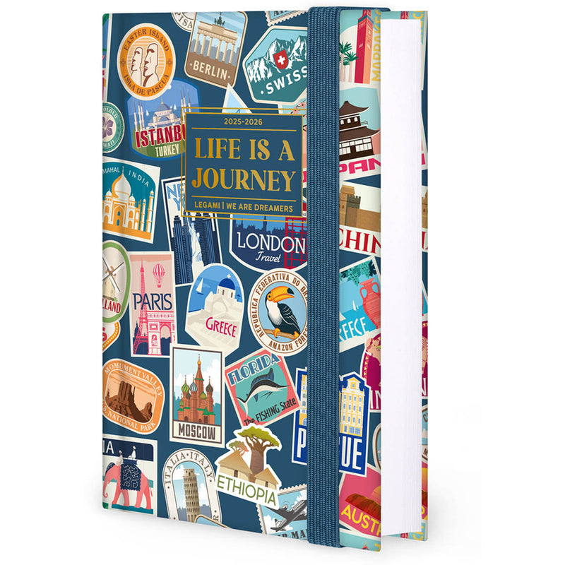 Agenda 16 Meses 25-26 Pequeno - Viagem