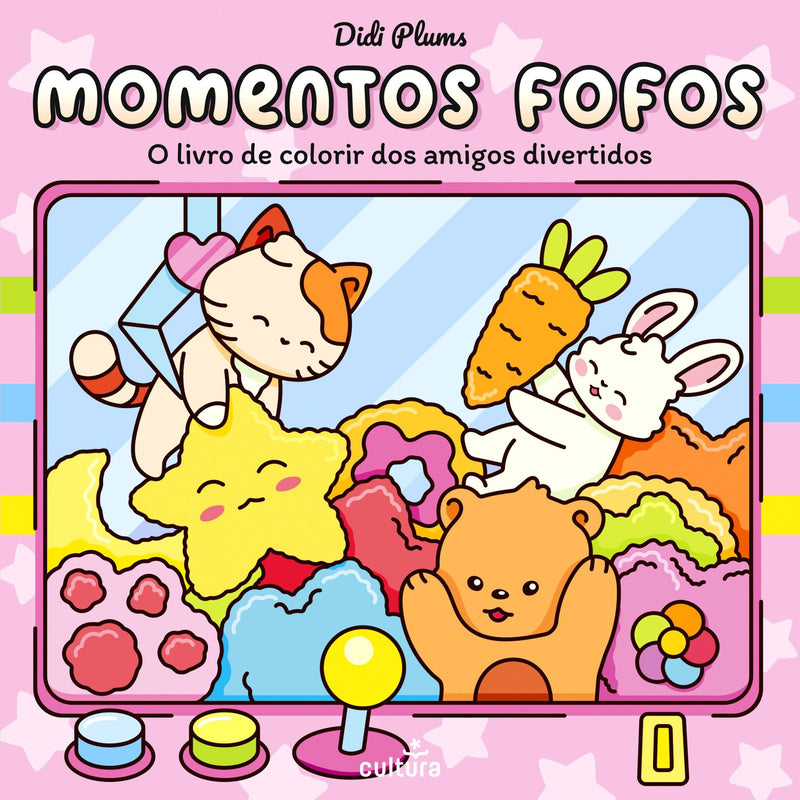 Momentos Fofos de Didi Plums - Livro de Colorir