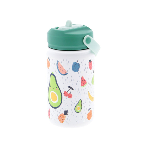 Garrafa Térmica 330Ml - Frutas Branco