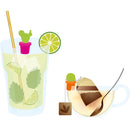 Conjunto De 6 Marcadores De Bebida - Fiesta!