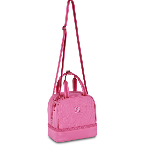 Saco Lanche Corações Rosa Rebecca Bonbon