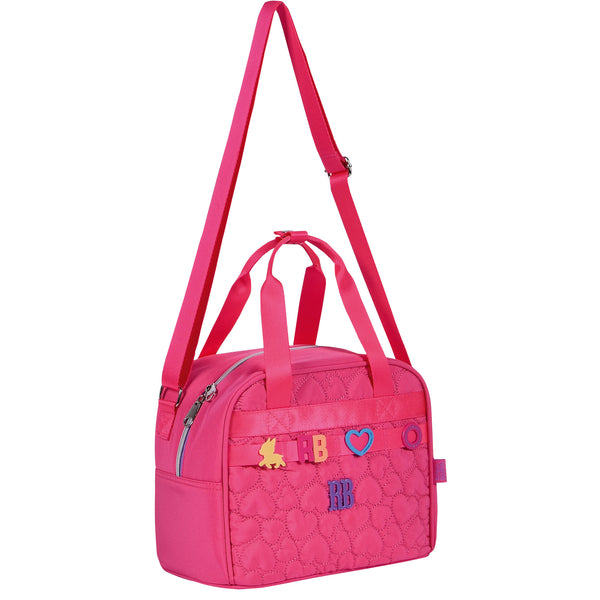 Saco Lanche Colorida Rosa Rebecca Bonbon
