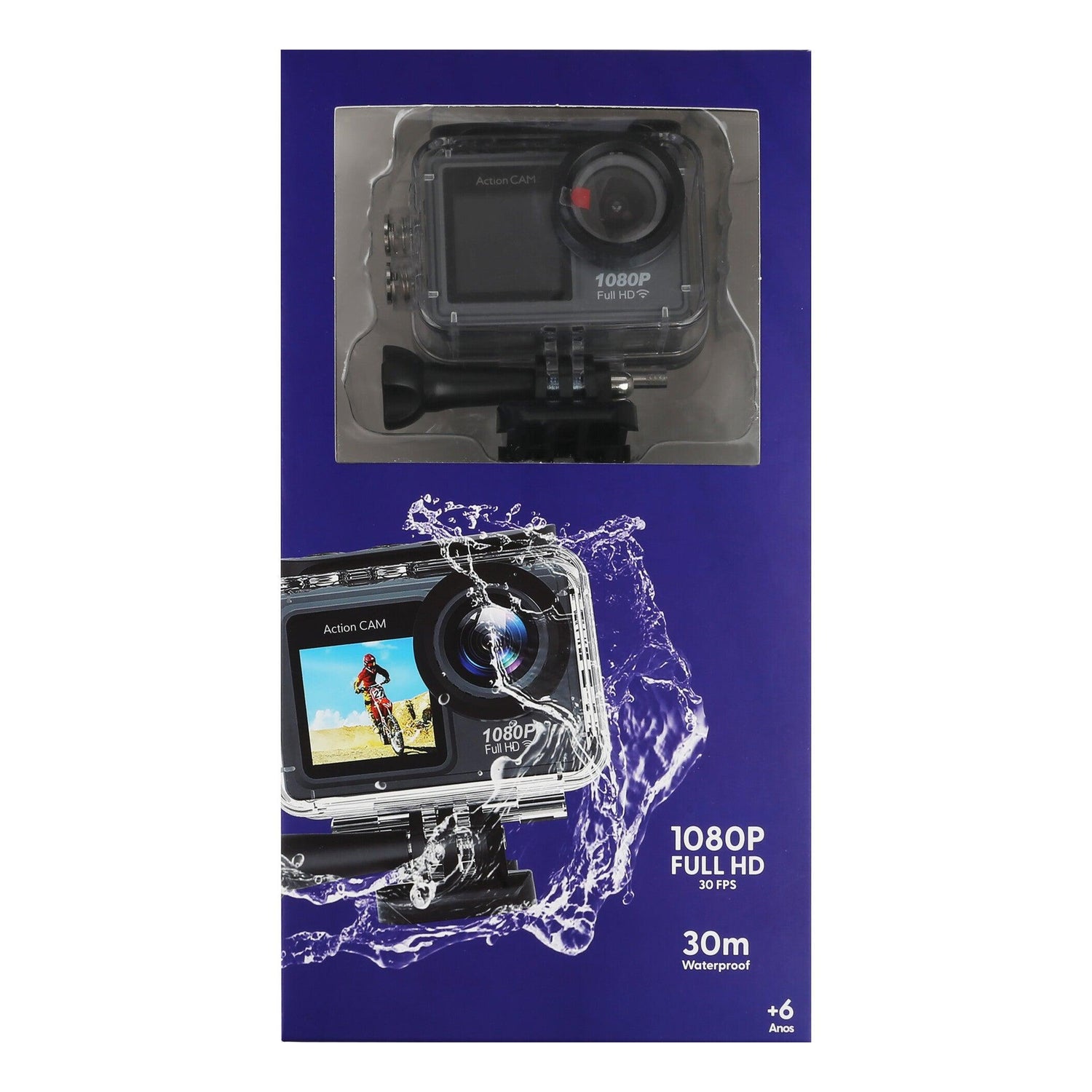 Kid Tech - Action Câmera Full HD