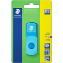 Apara Lápis Com Depósito+Borracha 2Em1 Azul Staedtler