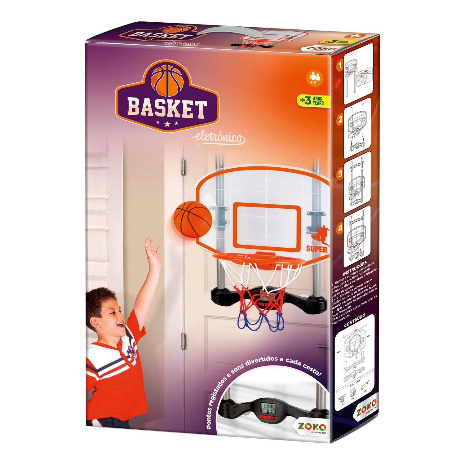 Zoko - Cesto de Basket Eletrónico