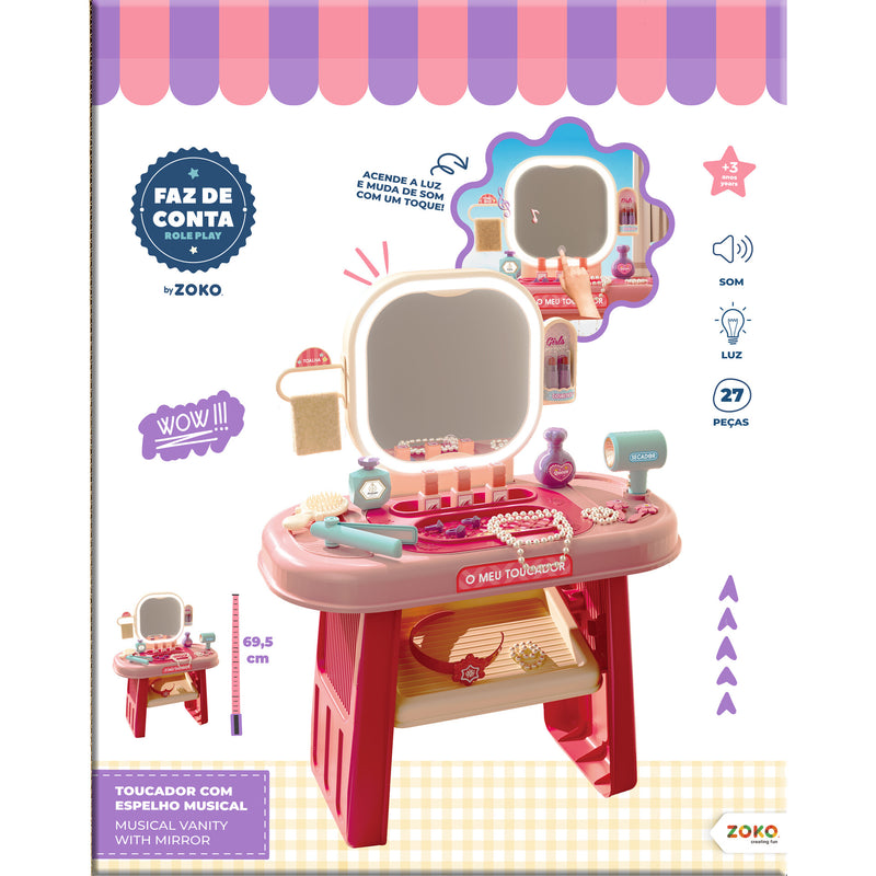 Zoko - Toucador Com Espelho Musical