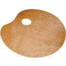 Paleta Madeira Lidercolor Oval Para Esquerdinos