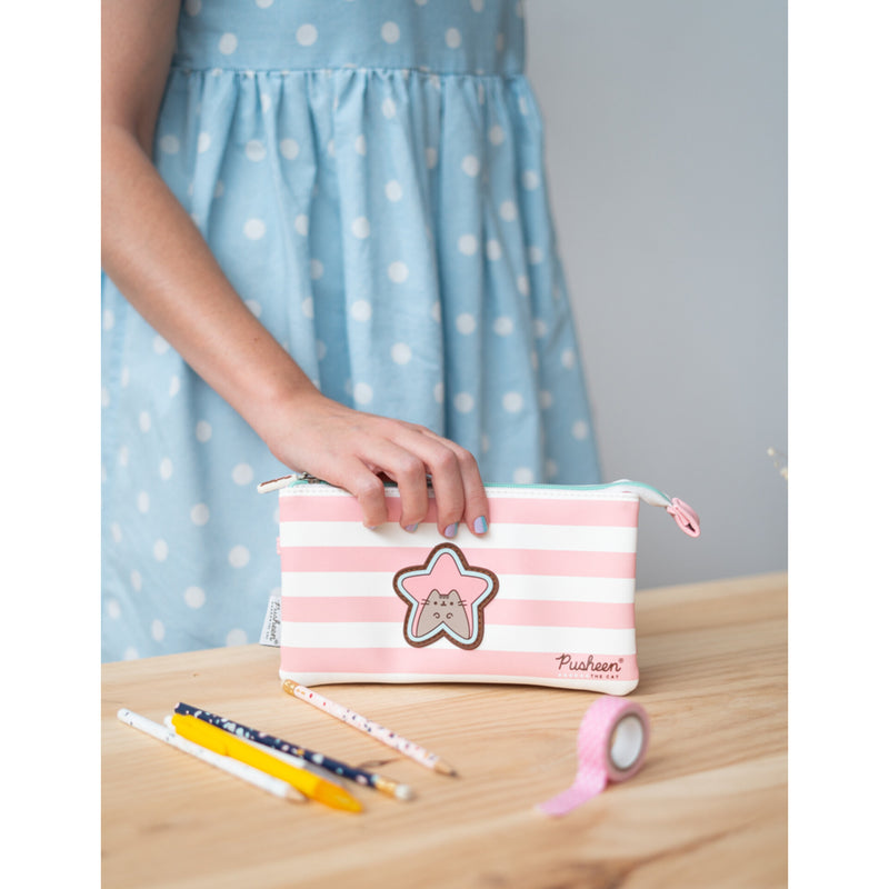 Estojo Triplo Pusheen - Rose Collection