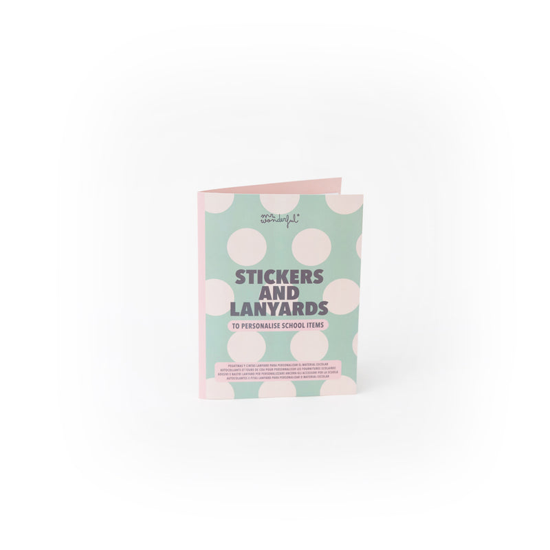 Conjunto Autocolantes E Cordões