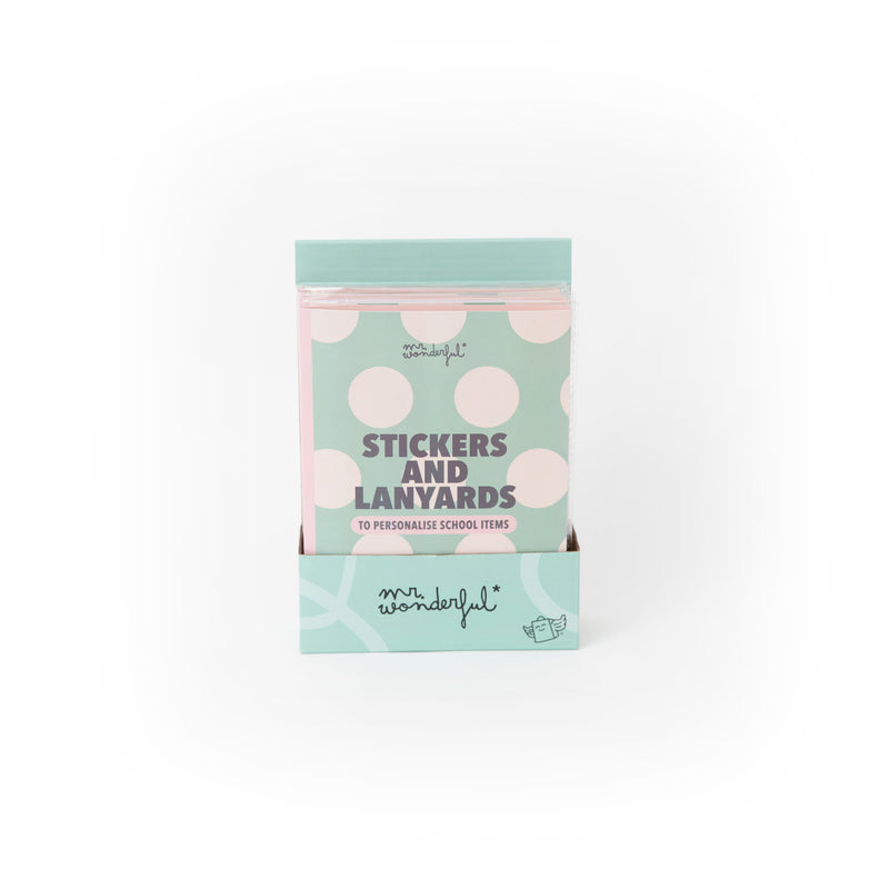 Conjunto Autocolantes E Cordões