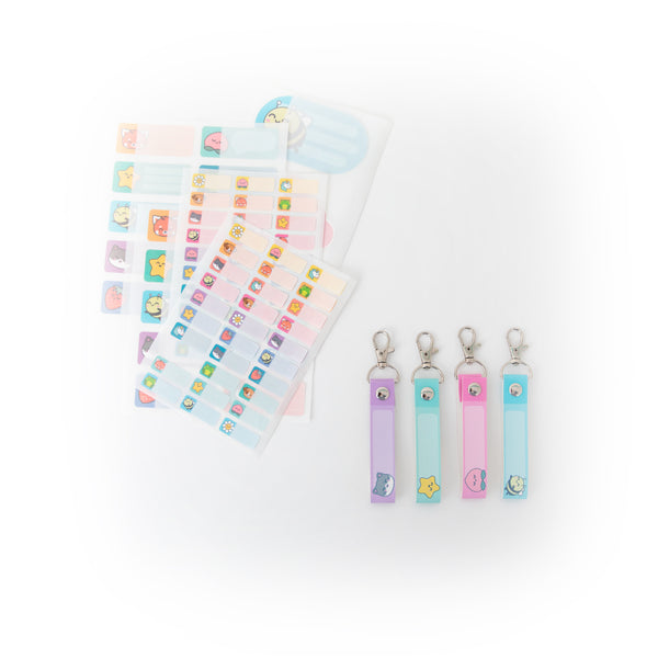 Conjunto Autocolantes E Cordões