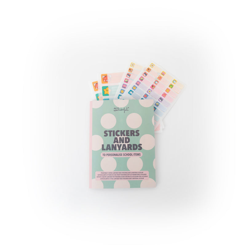 Conjunto Autocolantes E Cordões