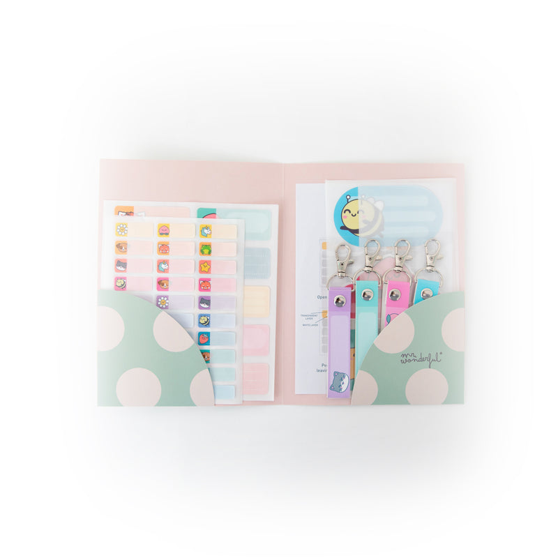 Conjunto Autocolantes E Cordões