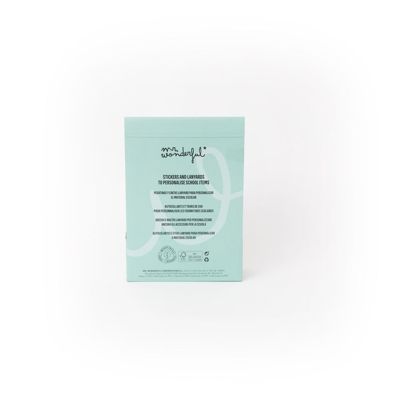 Conjunto Autocolantes E Cordões