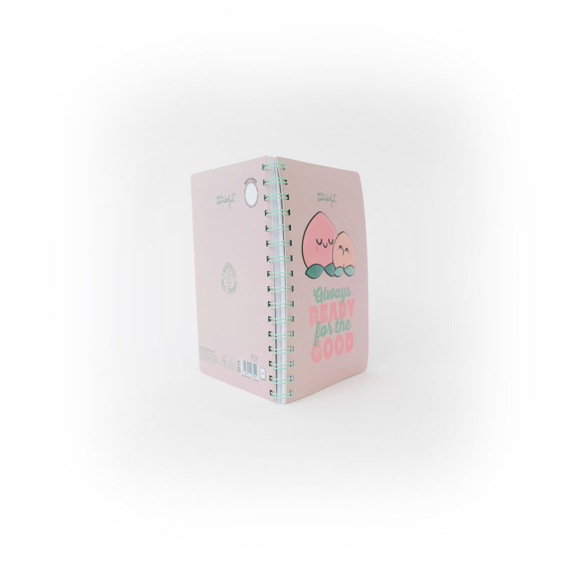 Caderno A5 3D - Pêssego