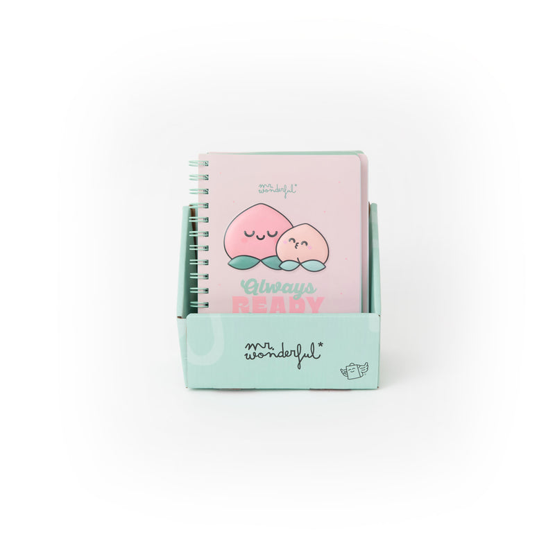 Caderno A5 3D - Pêssego