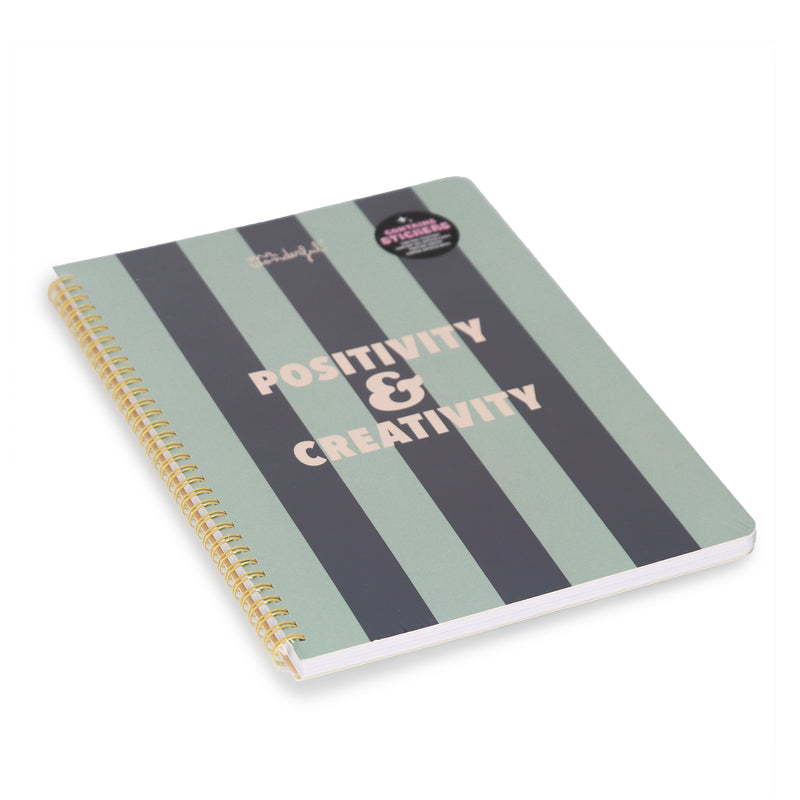 Caderno A4 - Positivity & Creativity