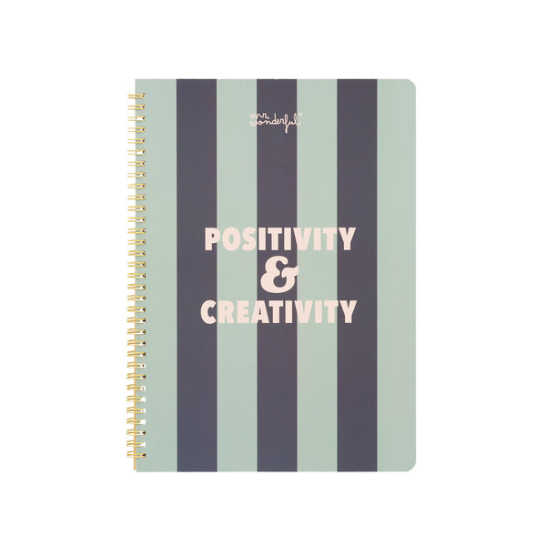 Caderno A4 - Positivity & Creativity